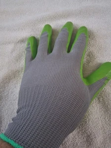 3 pairs Men Women Gardening Working Gloves Breathable Rubber Coated Gloves - Picture 1 of 6
