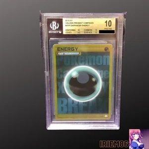 BGS 10 Pokemon Promo Card Vintage Darkness Energy XY-P Nintendo Bandai Japaneser - Picture 1 of 5