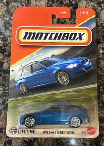 BMW Serie 3 Touring 11/125 2025 2012 Matchbox JBP14 blu - Foto 1 di 1