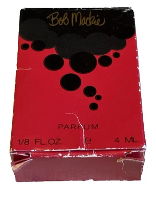 Raro DE COLECCIÓN BOB MACKIE EAU DE TOILETTE 4 ml Burbujas Negro Edición Limitada Foto 1 de 4