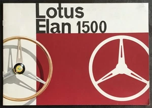 LOTUS ELAN 1500 Sports Car Sales Brochure c1962 - Picture 1 of 9