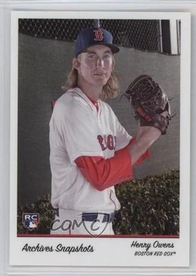 2016 Archives Snapshots Topps Online Exclusive Henry Owens #AS-HO Rookie RC - Image 1 of 2
