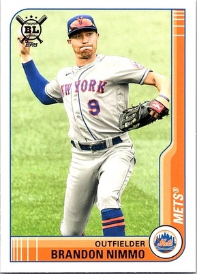 Brandon Nimmo 2021 Topps Big League #230 New York Mets - Image 1 of 2
