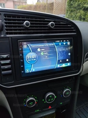 7" GPS Navegación WIFI Para 2007-2011 Saab 9-3 93 Android 13 Carplay Coche Radio Estéreo Foto 1 de 4