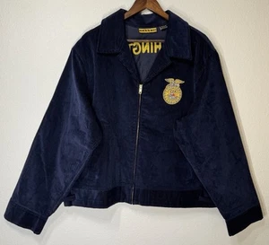 FFA Corduroy Jacket Agricultural Education Washington Ferndale 100-50 - Picture 1 of 14