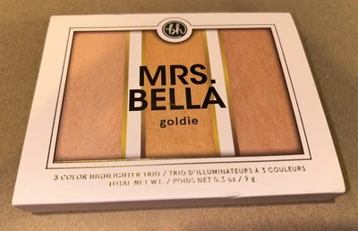 Trío iluminador Bh Cosmetics Mrs. Bella Goldie Foto 1 de 4