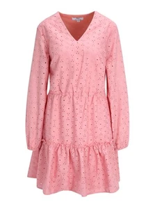 Ladies Summer Dress Pink Size 8 Dorothy Perkins - Picture 1 of 7