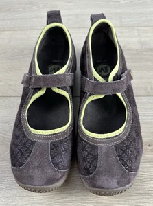 Ballerine MERRELL Ortholite Circuit Mary Jane in pelle scamosciata marrone scuro taglia 8 - Foto 1 di 10