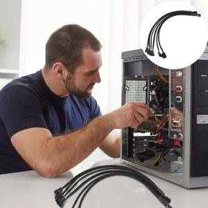 2 Pcs CPU -Adapterkabel Motherboard-Lüfter-Splitter Verlängerungskabel - Afbeelding 1 van 12
