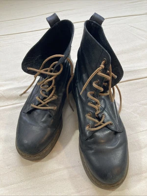 Coolway Women's Black Leather Lace-Up Boots, Size 9 (40 EU) - Image 1 of 4