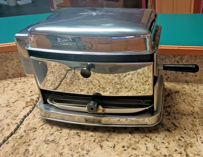 Horno Asador Cromo Vintage Negro Angus Champion Modelo 747 Funcionando Foto 1 de 4