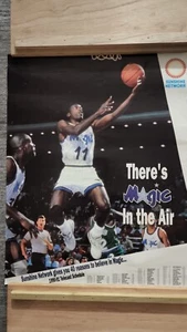 ✅️1990-91 SAM VINCENT Orlando Magic Basketball Poster Sunshine Network 18x22" - Picture 1 of 1