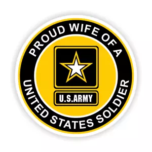 Orgullosa esposa de un soldado de los Estados Unidos imán para vehículo automóvil - ENVÍO GRATUITO - Imagen 1 de 1