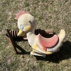 Vintage Saddle Mates Chicken Ride On Playground Equipment Toy  W/Spring & Plate