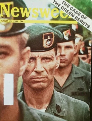 NEWSWEEK The Green Berets August  25 1969 Magazine - B158 - Image 1 of 4