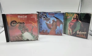 Meatloaf CD Lot Bat Out Of Hell 1 & 2 with Welcome To The Neighborhood - Picture 1 of 5