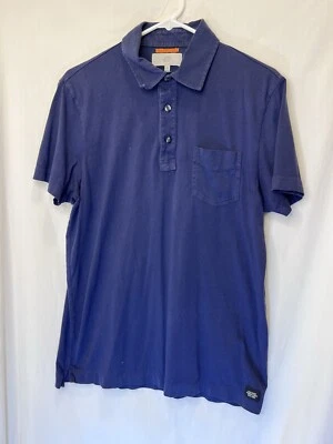 Jack Spade Polo Mens M Navy Warren Street New York Casual Designer Shirt S/S - Image 1 of 3