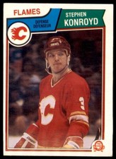 1983-84 O-Pee-Chee Steve Konroyd Calgary Flames #85