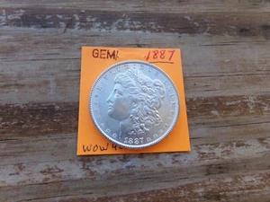 1887 Morgan Silver Dollar - Picture 1 of 2