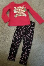 THE CHILDREN’S PLACE Red Daddy’s Favorite Present Leggings Pant Set 4T