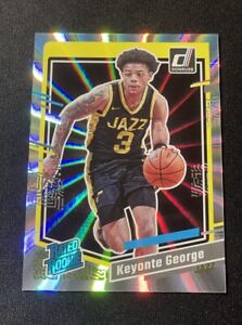 2023-24 Panini Donruss Keyonte George #244 RC Rated Rookie Laser Holo 93/149