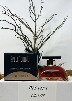 Estee Lauder Spellbound 3.4 fl. oz. EDP Splash (artículo raro) caja de daños menores Foto 1 de 3