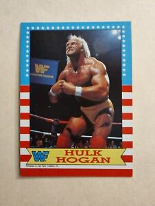 HULK HOGAN 1987 TOPPS WWF Wrestling Stars CARD #3