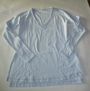 LULULEMON DASH TO CLASS LANGARMSHIRT MELIERT KREIDE YOGA LAUFEN GEBRAUCHT, IN EINWANDFREIEM ZUSTAND Größe 4 - Bild 1 von 6