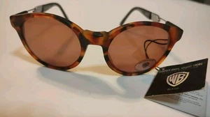 Warner Bros Eyewear Fossil 1996 Sylvester and Tweety Tortoiseshell Sunglasses - Picture 1 of 10