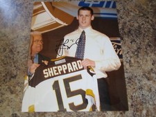 JAMES SHEPPARD SIGNED 8x10 GLOSSY PHOTO MINNESOTA WILD