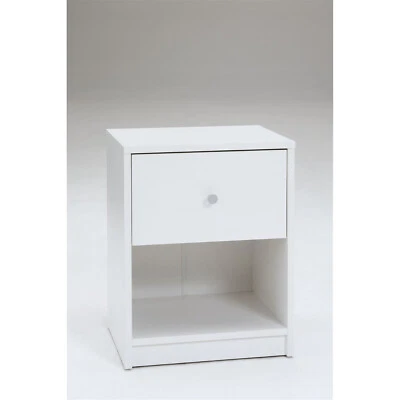 Mesita de noche blanca Tvilum 7033149 Portland 1 cajón Foto 1 de 3