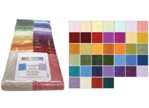 Benartex Strip-pies Wave Texture Rainbow Blender - (40) 2.5" Fabric Strips - Picture 1 of 1