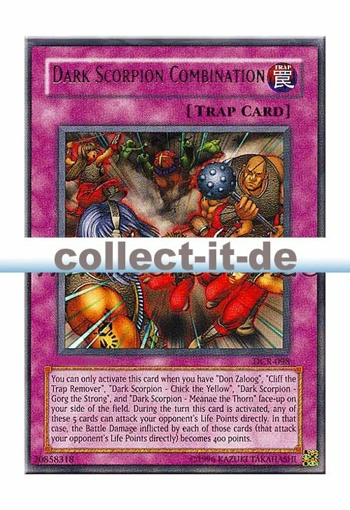 Yugioh - DCR-098 Dark Scorpion Combination englisch - Bild 1 von 1