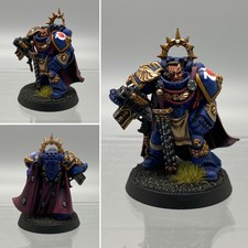 WEB EXCLUSIVE SPACE MARINES CAPTAIN STORM BOLTER POWERFIST ULTRAMARINES PAINTED