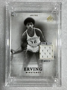 Julius Erving-2012-13 SP Authentic-Jersey Fusion Game Used Swatch•1984 Jersey - Picture 1 of 7