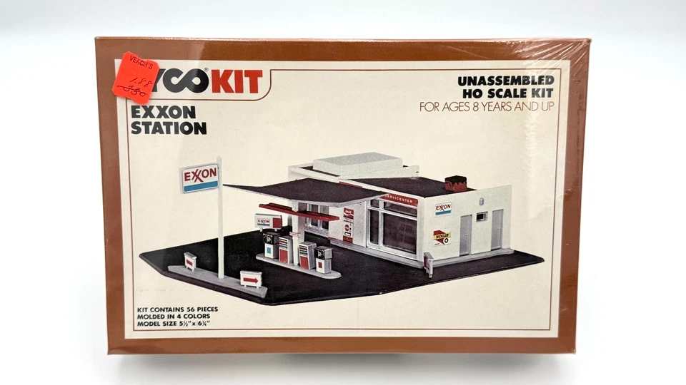 Tyco Kit - HO Scale - Exxon Station - Sealed #7762 - Image 1 of 1