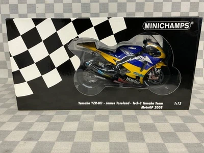 1/12 MINICHAMPS YAMAHA YZR TECH 3 JAMES TOSELAND MOTO GP 2008 RARE MODEL - Image 1 of 4