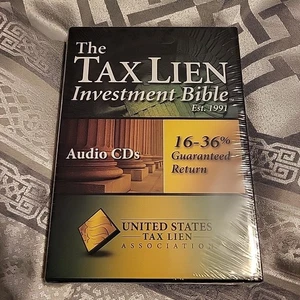 The Tax Lien Investment Bible Real Estate Investing Course  8 AUDIO CD PACKAGE!  - Picture 1 of 3