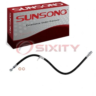 Mangueira hidráulica de freio dianteiro esquerdo Sunsong para 2003-2006 Subaru Baja 2.5L H4 qf - Imagem 1 de 4