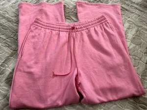 Victoria Secret PINK High-Waist Flare Leg Sweatpants Pink Size XXL - Picture 1 of 8