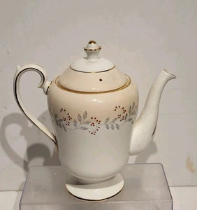 Vintage Frentham England Bone China Tea Pot. Rowan Berry Design. NR - Picture 1 of 12