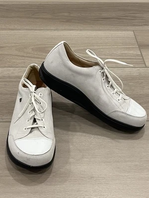 Zapatilla deportiva Finn Comfort para mujer 6,5 negra Ikebukuro punta redonda con cordones informal cómoda Foto 1 de 4