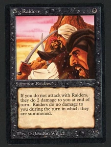 ***Erg Raiders Dark*** MTG Arabian Nights Magic Kid Icarus - Picture 1 of 2