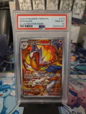 Infernape Illustration Twilight Masquerade #173 PSA 10 - Image 1 of 2