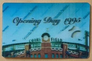 COLORADO ROCKIES, RARE ! "ROCKIES ROOKIES" 1995 MEMBERSHIP CARD, WOW ! - Imagen 1 de 2