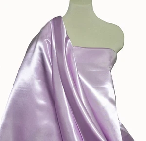 TELA LILA 140 DE POLIÉSTER SATINADO BRILLANTE 60" POR YARDA, DAMA DE HONOR, DISFRAZ - Imagen 1 de 1