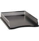 Rolodex E23565 Distinctions Self-Stacking Letter Desk Tray Metal/Black
