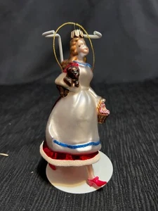 Rare Wizard of Oz Dorothy & Toto Summit Mercury Glass Christmas Ornament - Picture 1 of 6