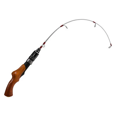 Ice Fishing Rod Outdoor Winter Portable Fiberglass Spinning Ice Fishing Pole - Image 1 of 4