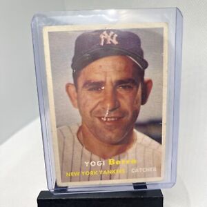 1957 TOPPS CARD #2 YOGI BERRA Vintage Retro New York Yankees Legend